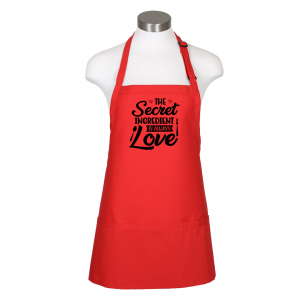 KISS THE COOK VALENTINE APRON