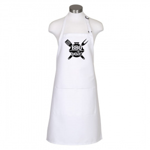 BBQ Master Apron - White