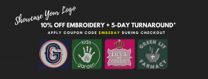 embroidery sale