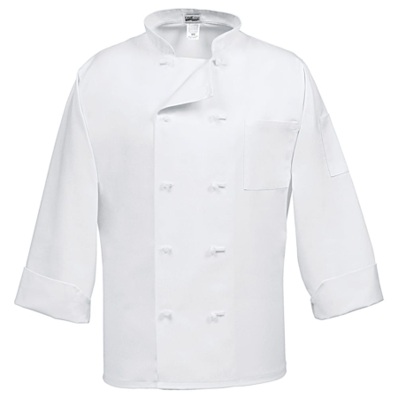 FAME Womens Basic Short Sleeve Chef Coat C100PS 