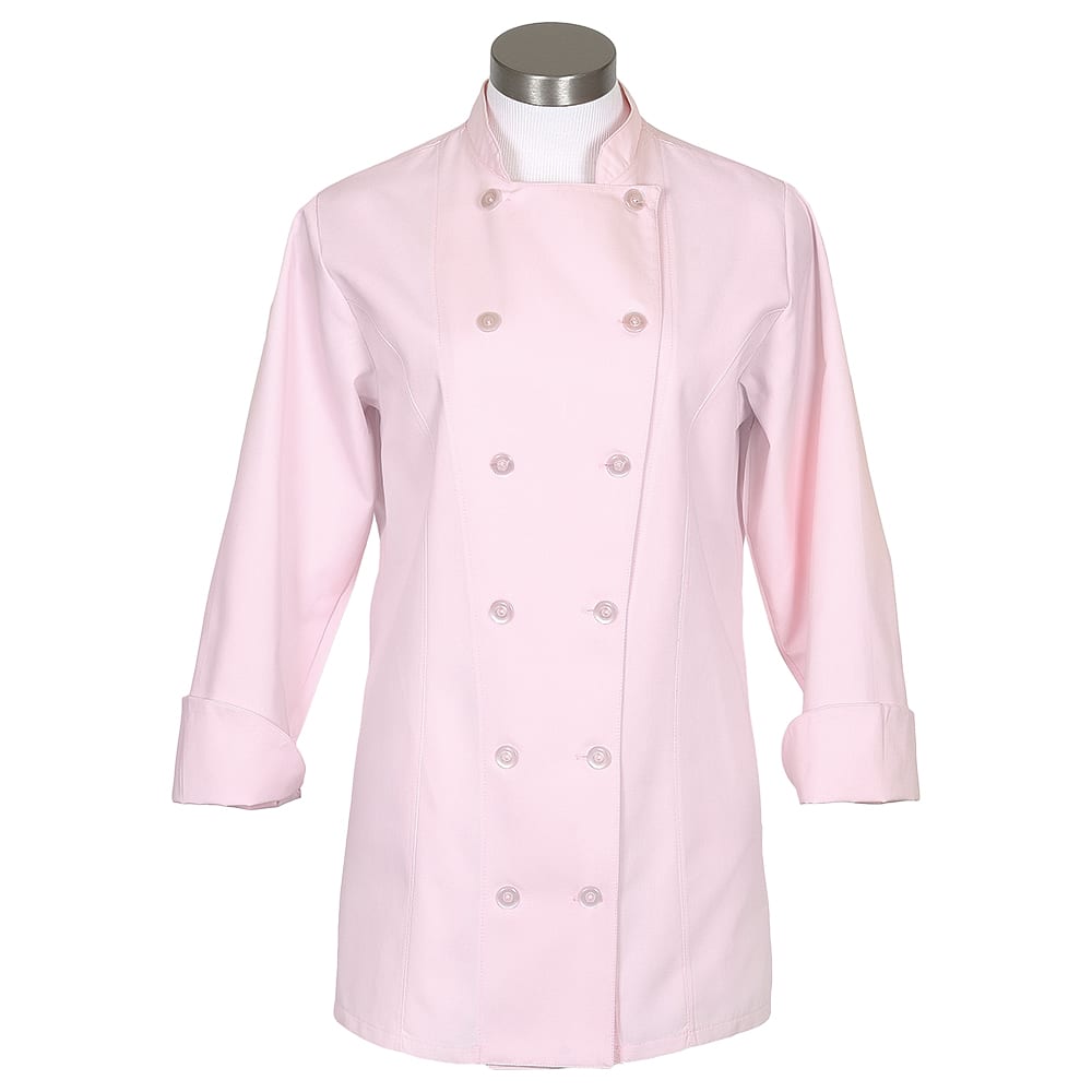 C100P FAME Women's Basic Long Sleeve Chef Coat 